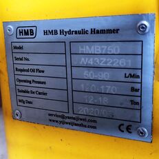 HMB 750 martillo hidráulico