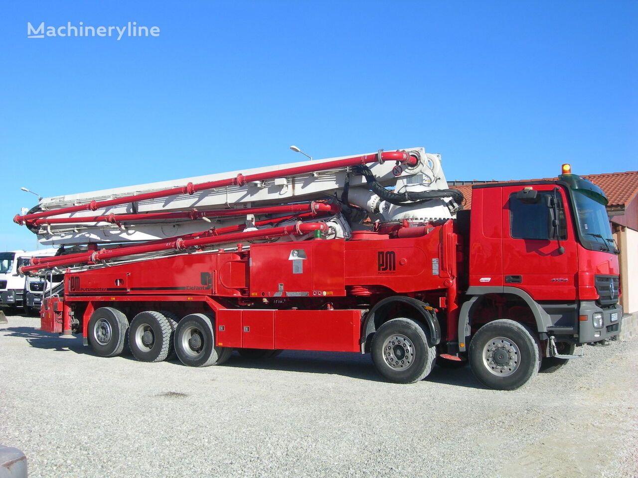 Putzmeister BSF 52.16 HLS en el chasis Mercedes-Benz ACTROS 4854 bomba de hormigón