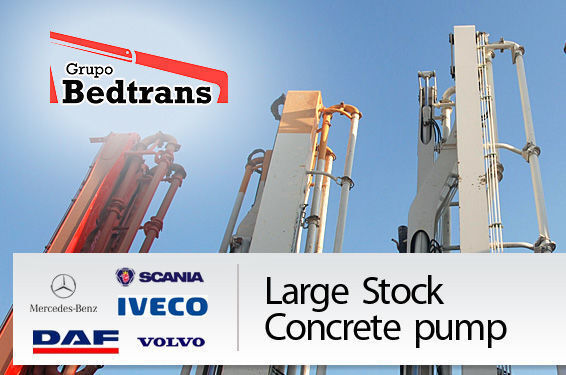 PUTZMEISTER THE BEST STOCK THE CONCRETE PUMPS IN SPAIN BEDTRANS bomba de hormigón