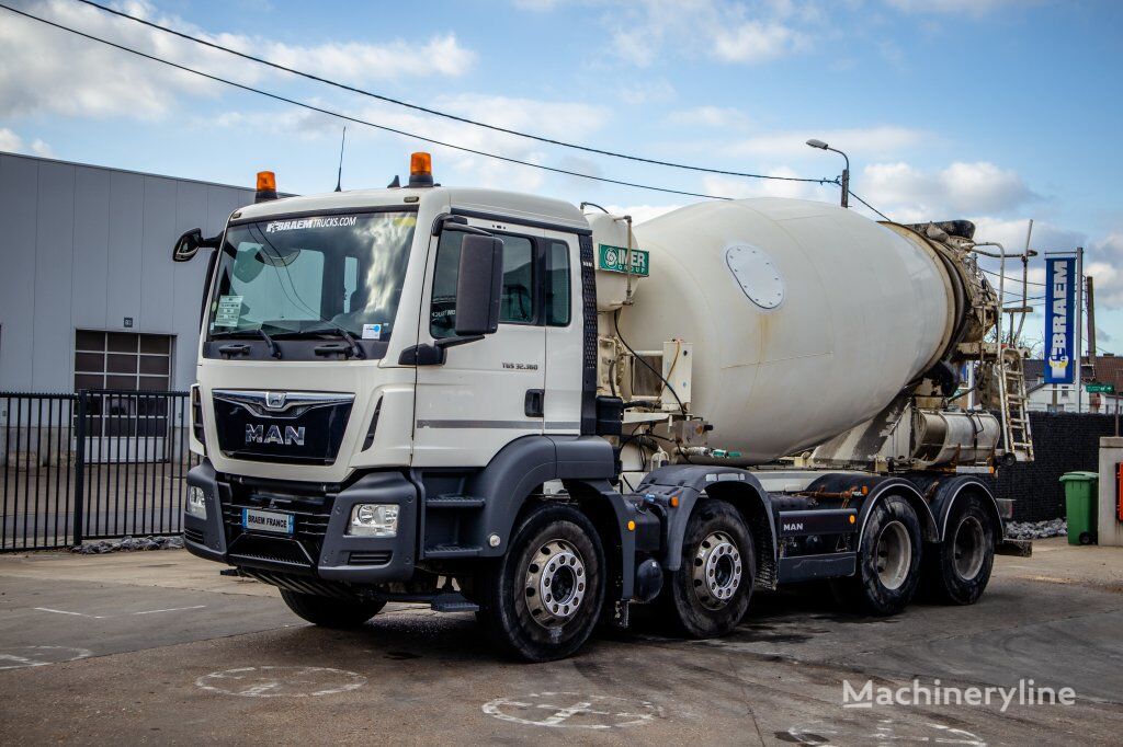 MAN TGS 32.360 BB+MIXER 9M³ camión hormigonera