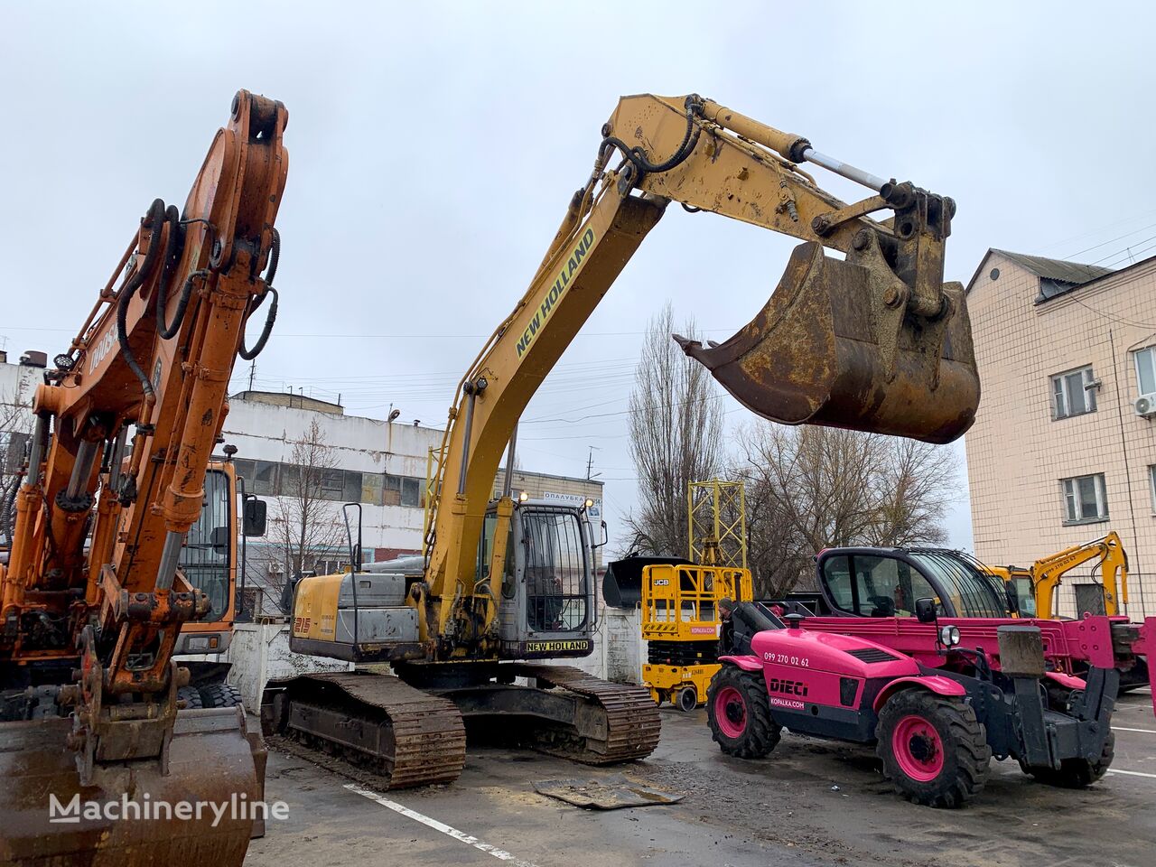 New Holland E215 excavadora de cadenas