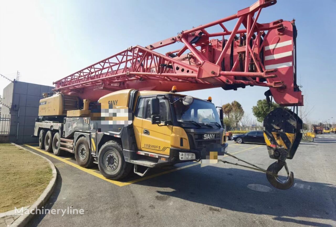 Sany 100 ton mobile truck crane for sale grúa móvil