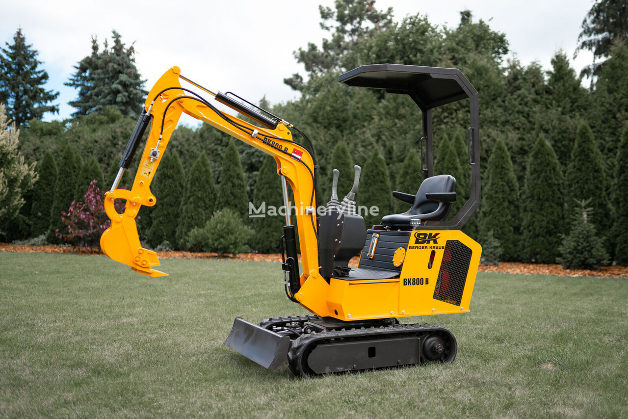 Berger Kraus BK800B Nowa minikoparka Mini excavator miniexcavadora nueva