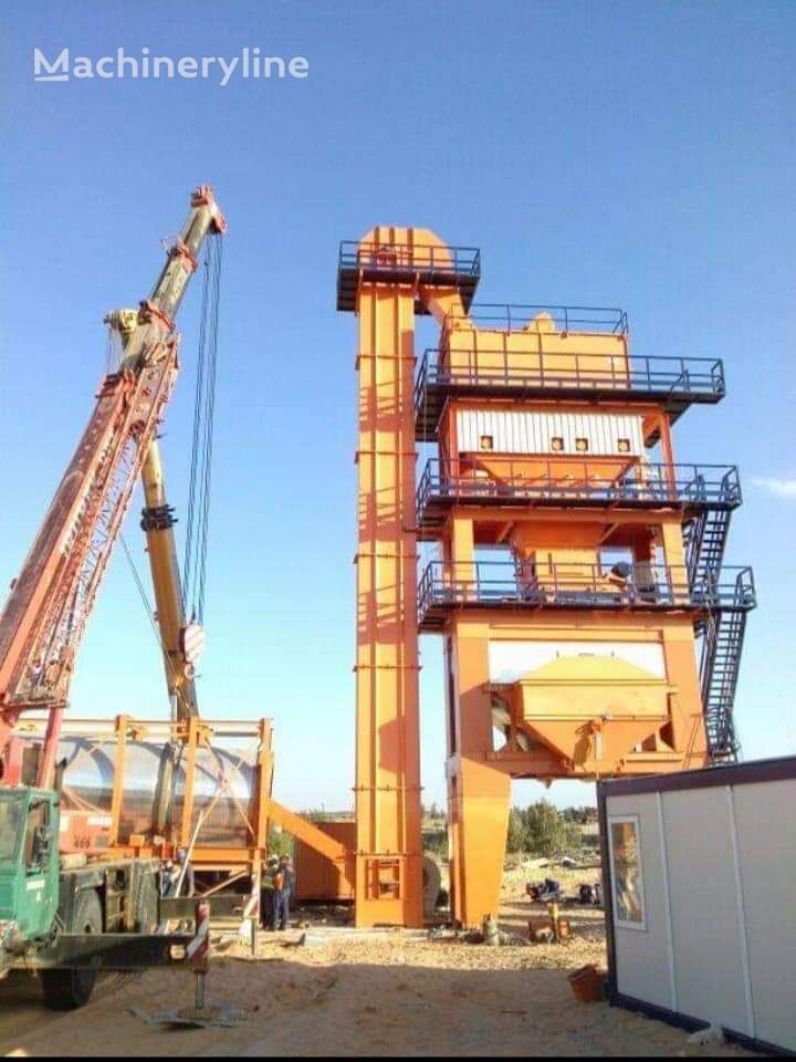 Polygonmach 240 Tons per hour batch type tower aphalt plant planta de asfalto nueva