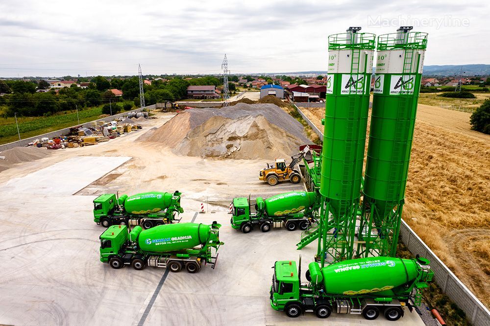 FABO SKIP SYSTEM CONCRETE BATCHING PLANT | 110m3/h Capacity |  STOCK planta de hormigón nueva