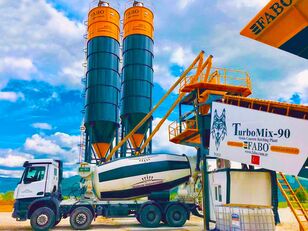 FABO TURBOMIX-90 MOBILE CONCRETE BATCHING PLANT planta de hormigón nueva