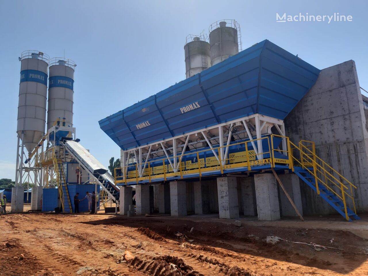 Promax Centrales à Béton Compacte C120-TWN LINE(120m3/h) planta de hormigón nueva