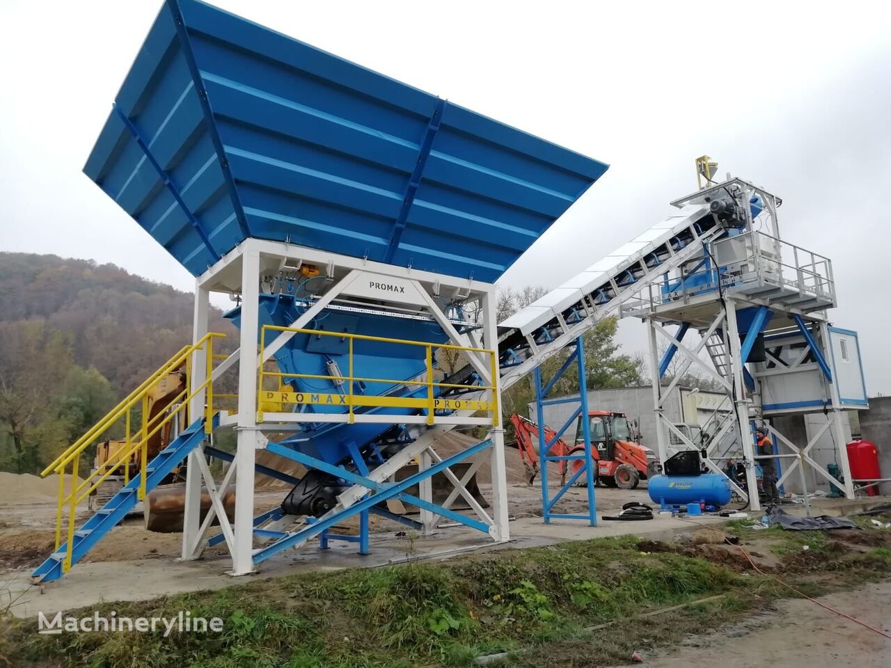 Promax Compact Concrete Batching Plant C60-SNG-PLUS (60m3/h) planta de hormigón nueva