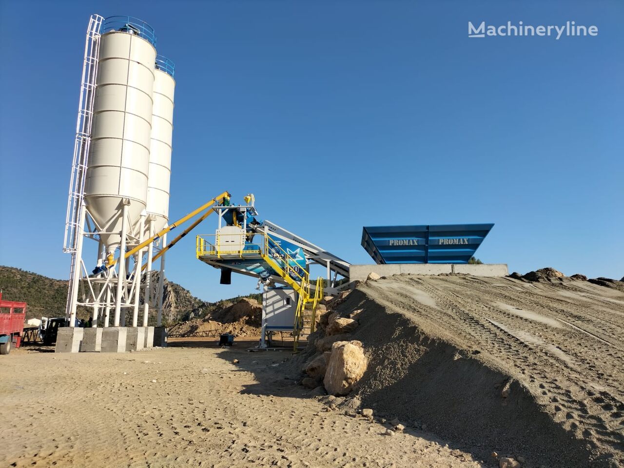Promax Mobile Concrete Batchign Plant M60-SNG   planta de hormigón nueva