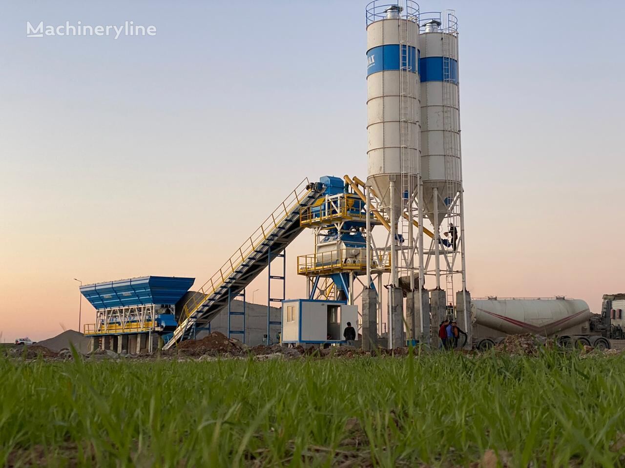 Promax Stationary Concrete Plant S130-TWN (130m3/h) planta de hormigón