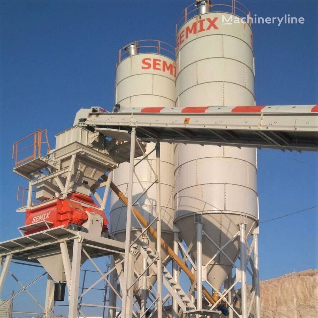 Semix Stationary 130 STATIONARY CONCRETE BATCHING PLANTS 130m³/h planta de hormigón nueva