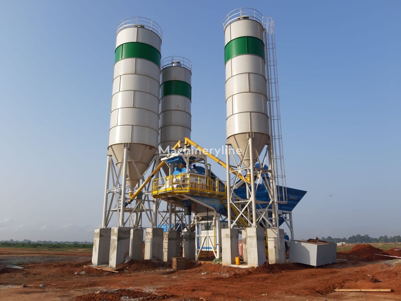 Promax 100 tons cement silo delivery from stock silo de cemento nuevo
