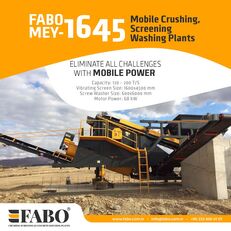 FABO MEY 1230 TPH MOBILE SAND SCREENING & WASHING PLANT criba vibratoria nueva