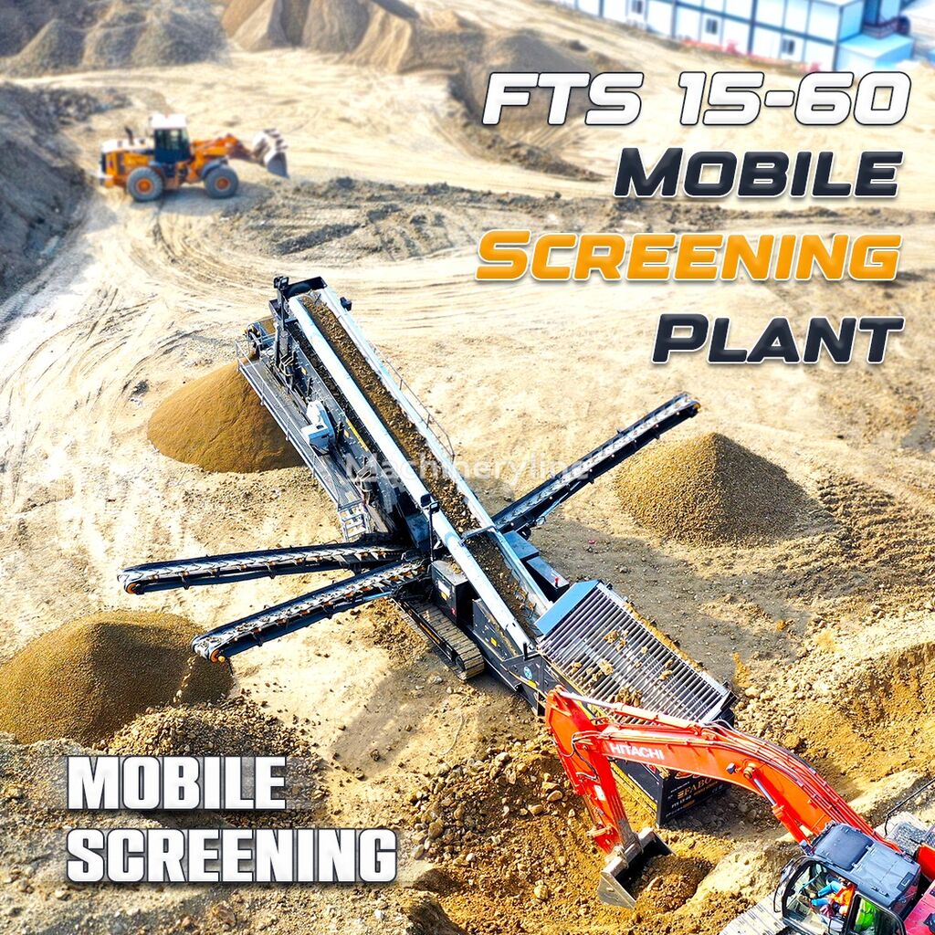 FABO  FTS 15-60 MOBILE SCREENING PLANT 500-600 TPH | Ready in Stock planta trituradora nueva