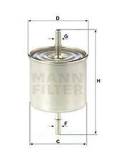 Mann-Filter WK 8046 filtro de combustible