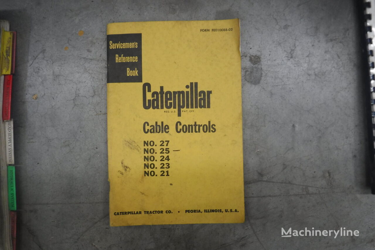 MANUAL DE PARTES  27,25,24,23 otras piezas de funcionamiento para Caterpillar  27,25,24,23 excavadora