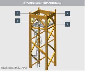 Potain Connecting mast K85/KR84A2 5m or K85/KR84B2 10m for rental sección de mástil para Potain K85/KR84A2 grúa torre